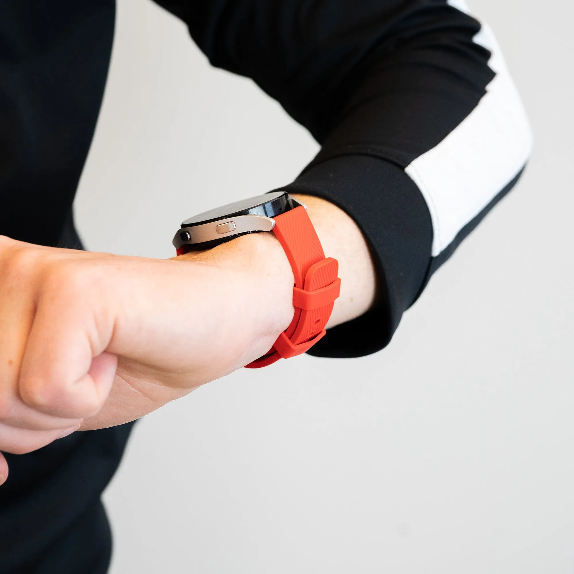 Customer Favorite Bandz Huawei Watch 4 (Pro) Silicone Strap 'Deluxe' (Red)  Limited Release!