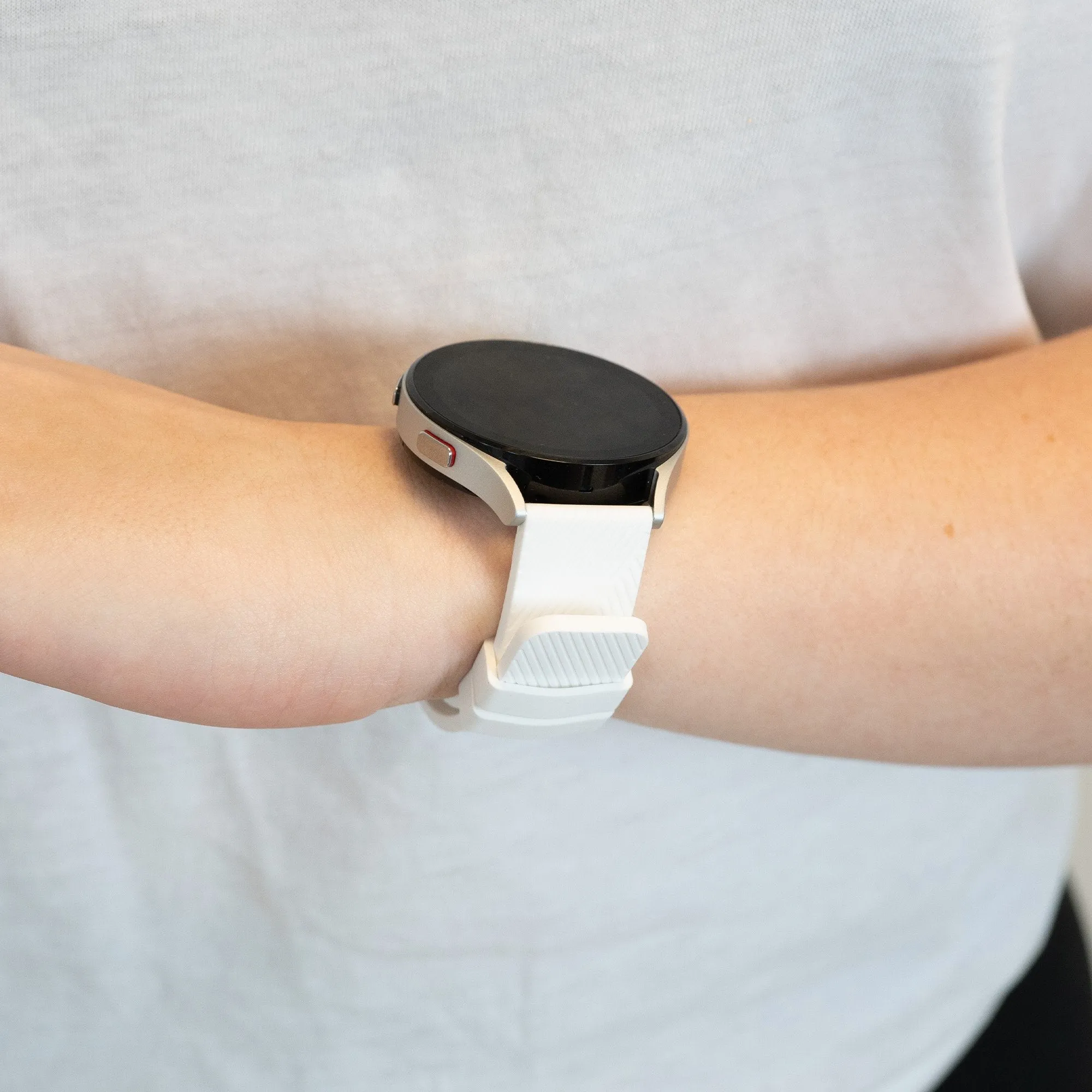 Customer Favorite Bandz Redmi Watch 5 Active Silicone Strap 'Deluxe' (White)  Ends Soon!