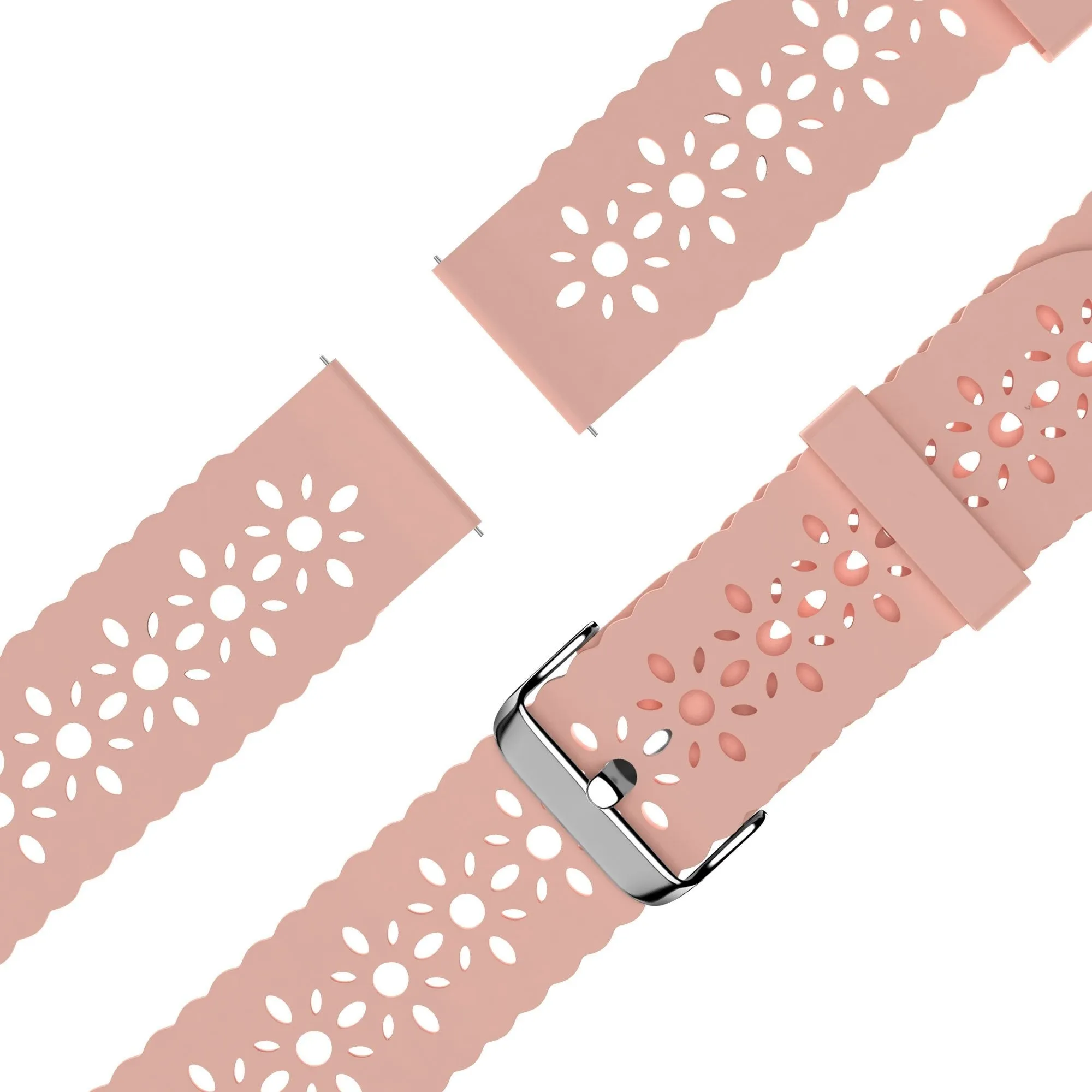 Customer Favorite Bandz Xiaomi Amazfit GTS Silicone Strap with Cutouts (Pink)  Last Chance!