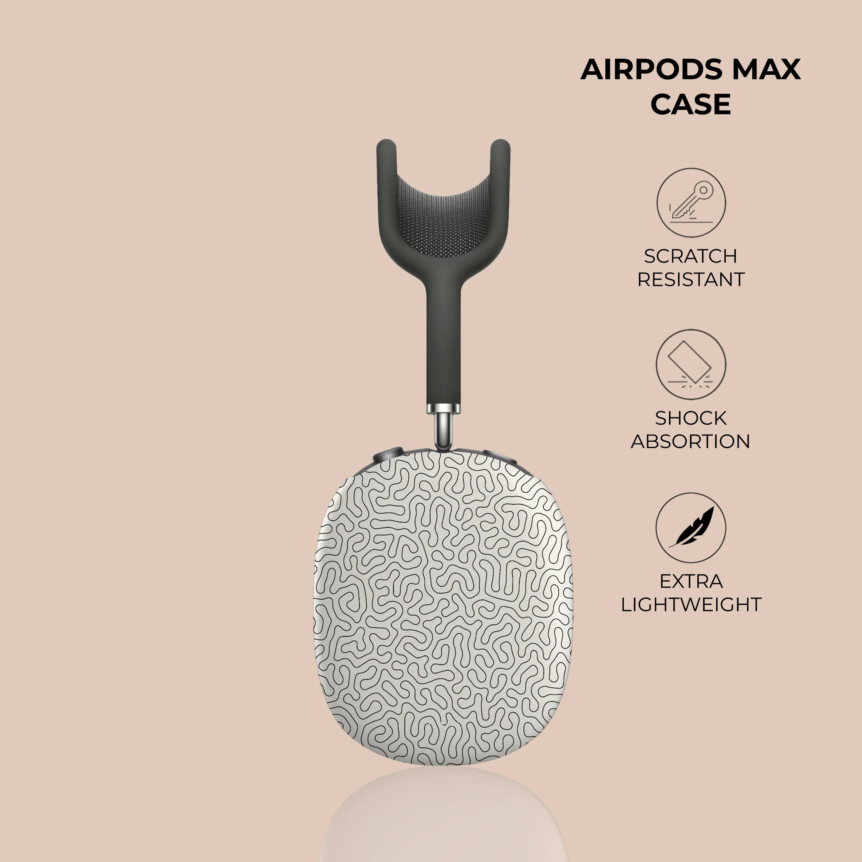 Customer Favorite Beige Paths AirPods Max Case  Ends Soon!