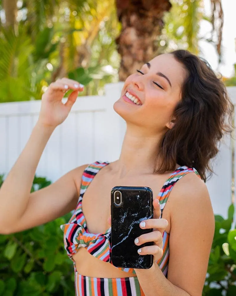 Customer Favorite Black Pearl | Classic Black Marble Samsung Case  Dont Miss Out!