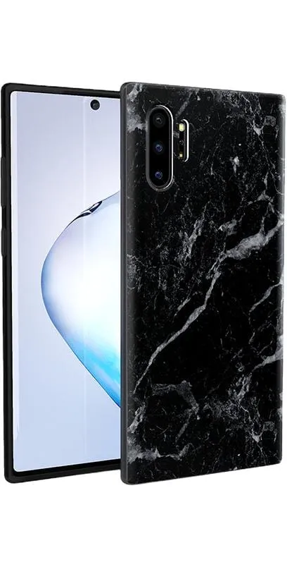 Customer Favorite Black Pearl | Classic Black Marble Samsung Case  Dont Miss Out!