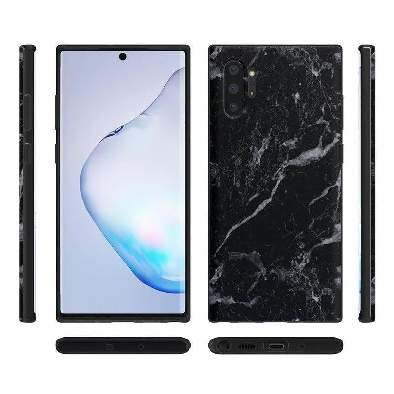 Customer Favorite Black Pearl | Classic Black Marble Samsung Case  Dont Miss Out!