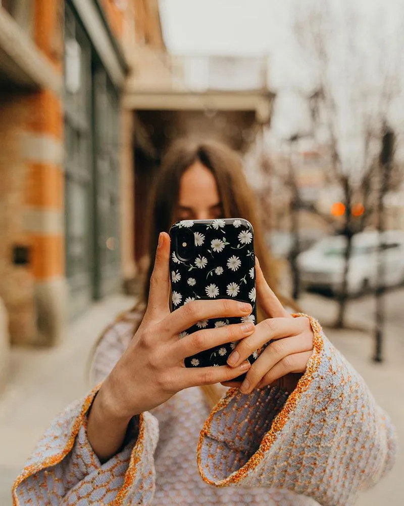 Customer Favorite Daisy Daydream | Black Floral Case  Last Few Pieces!