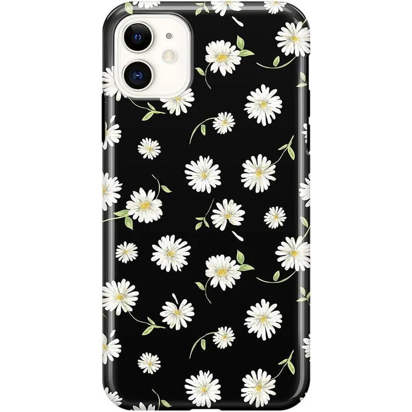 Customer Favorite Daisy Daydream | Black Floral Case  Last Few Pieces!
