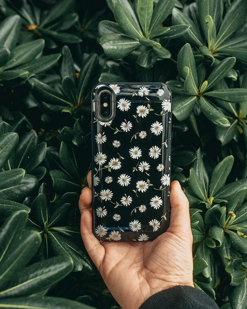 Customer Favorite Daisy Daydream | Black Floral Case  Last Few Pieces!