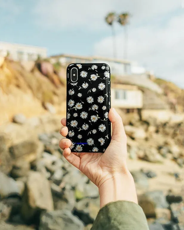 Customer Favorite Daisy Daydream | Black Floral Case  Last Few Pieces!