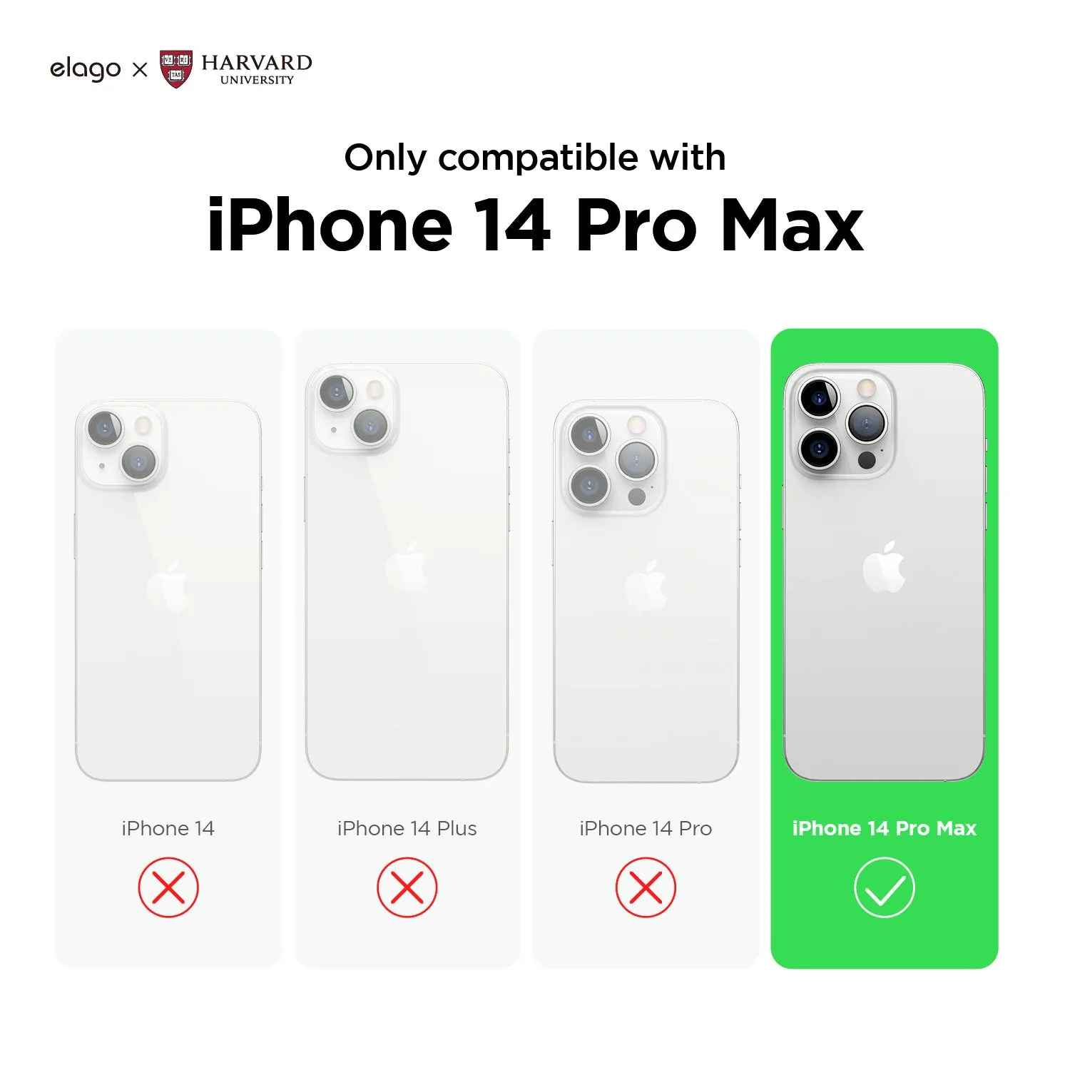 Customer Favorite elago X Harvard Case for iPhone 14 Pro Max  Almost Gone!