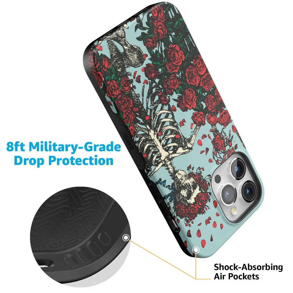 Customer Favorite Forever Grateful | Grateful Dead Skeleton Floral Case  Limited Release!