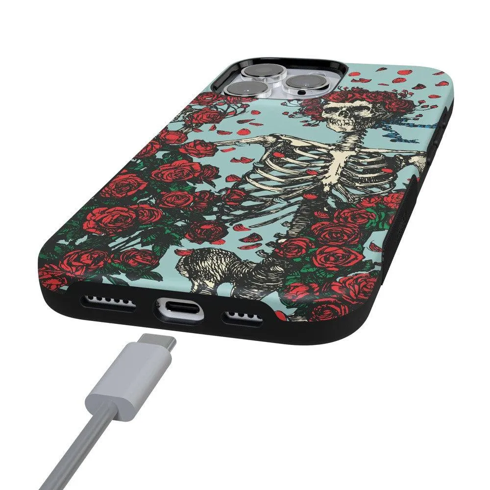 Customer Favorite Forever Grateful | Grateful Dead Skeleton Floral Case  Limited Release!