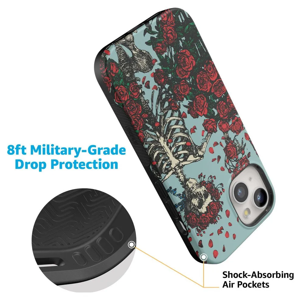 Customer Favorite Forever Grateful | Grateful Dead Skeleton Floral Case  Limited Release!