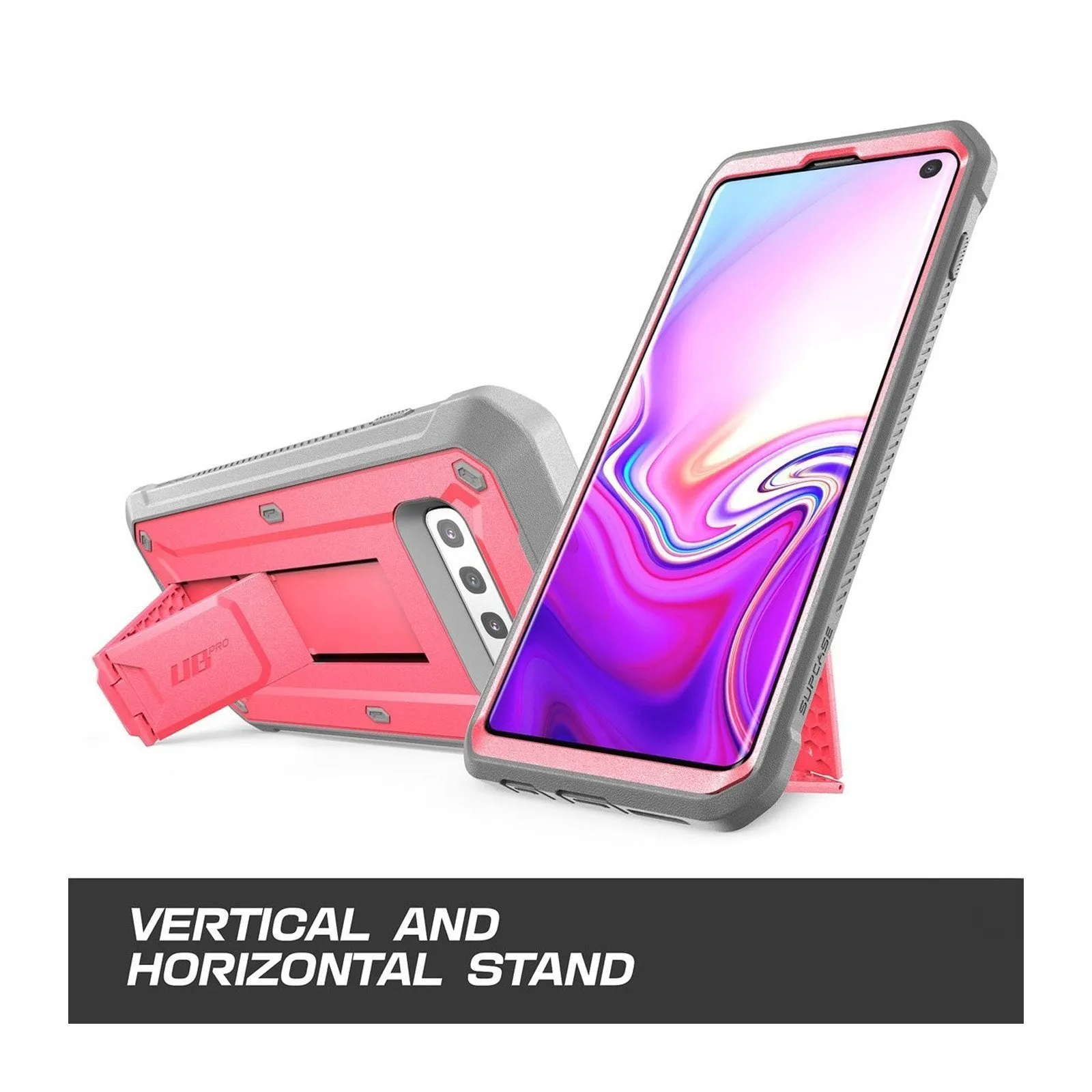 Customer Favorite Galaxy S10 Unicorn Beetle Pro Rugged Holster Case Without Screen Protector-Pink  Ends Soon!