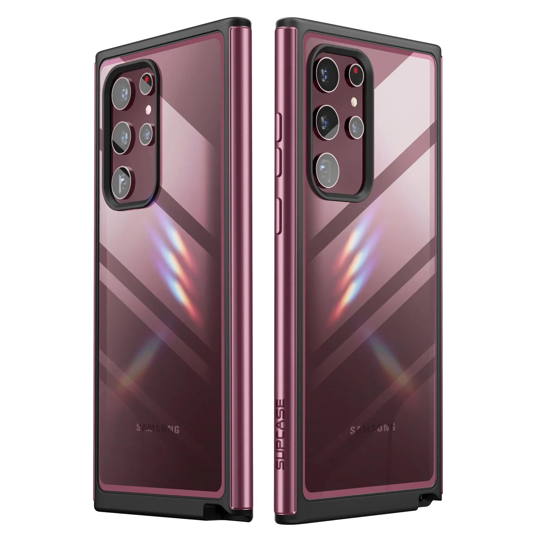 Customer Favorite Galaxy S22 Ultra Unicorn Beetle EDGE XT Bumper Case-Burgundy  Almost Gone!