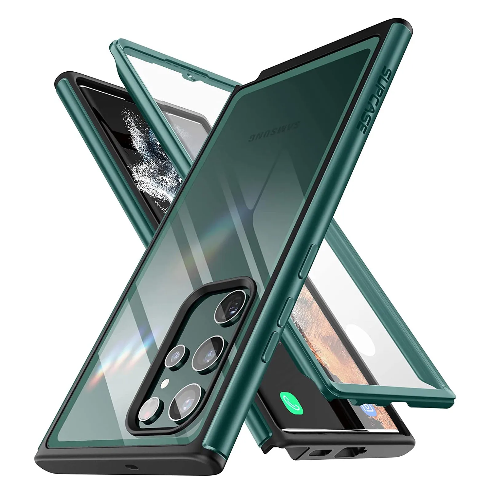 Customer Favorite Galaxy S22 Ultra Unicorn Beetle EDGE XT Bumper Case-Seafoam  Last Few Pieces!