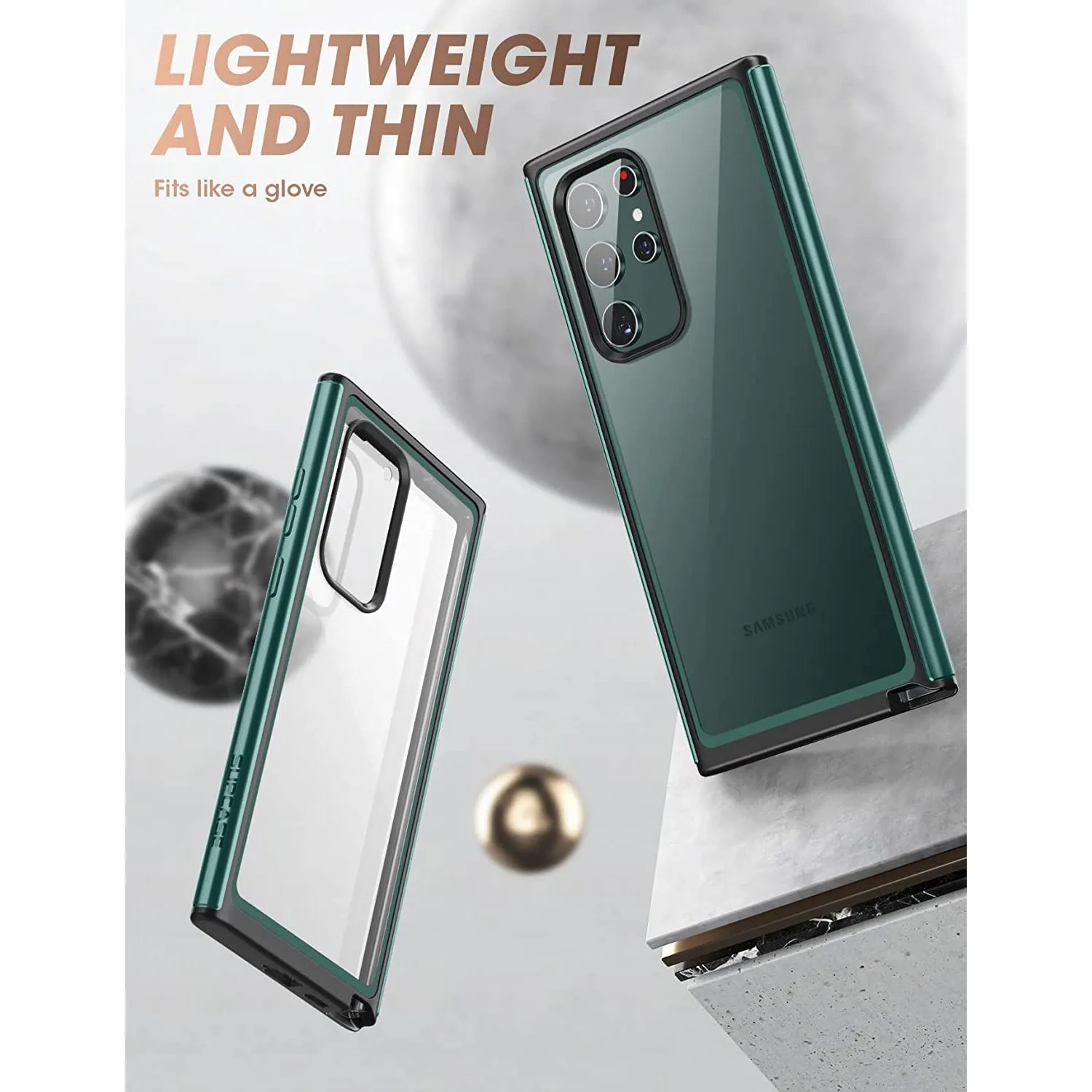 Customer Favorite Galaxy S22 Ultra Unicorn Beetle EDGE XT Bumper Case-Seafoam  Last Few Pieces!