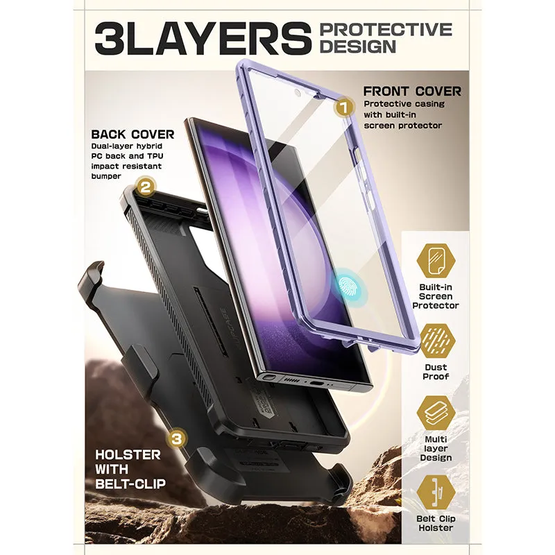 Customer Favorite Galaxy S24 Ultra Unicorn Beetle PRO Rugged Case-Metallic Purple  Almost Gone!