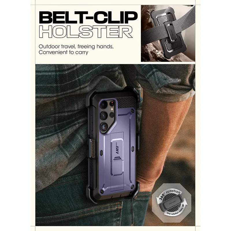Customer Favorite Galaxy S24 Ultra Unicorn Beetle PRO Rugged Case-Metallic Purple  Almost Gone!