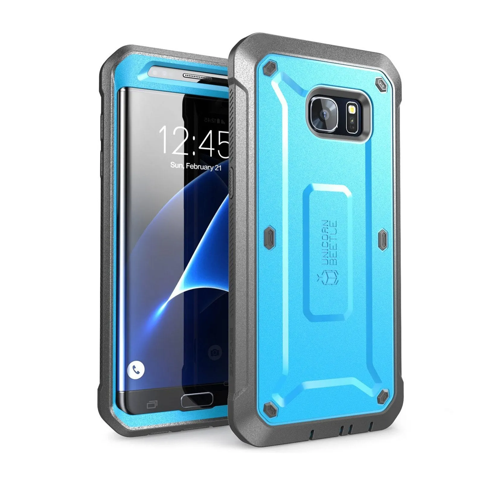 Customer Favorite Galaxy S7 Edge Unicorn Beetle Pro Full Body Rugged Holster Case-Blue  Dont Miss Out!