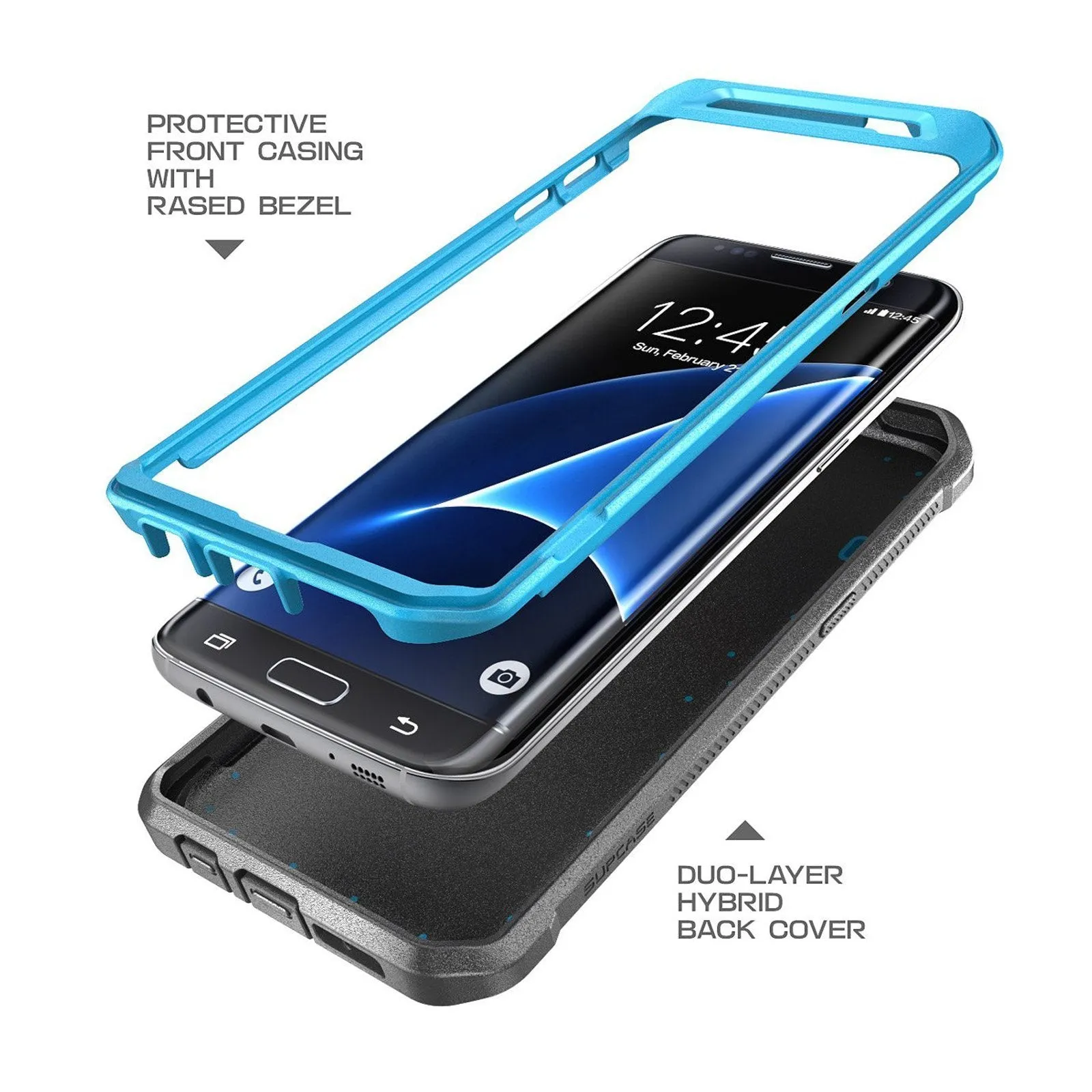 Customer Favorite Galaxy S7 Edge Unicorn Beetle Pro Full Body Rugged Holster Case-Blue  Dont Miss Out!