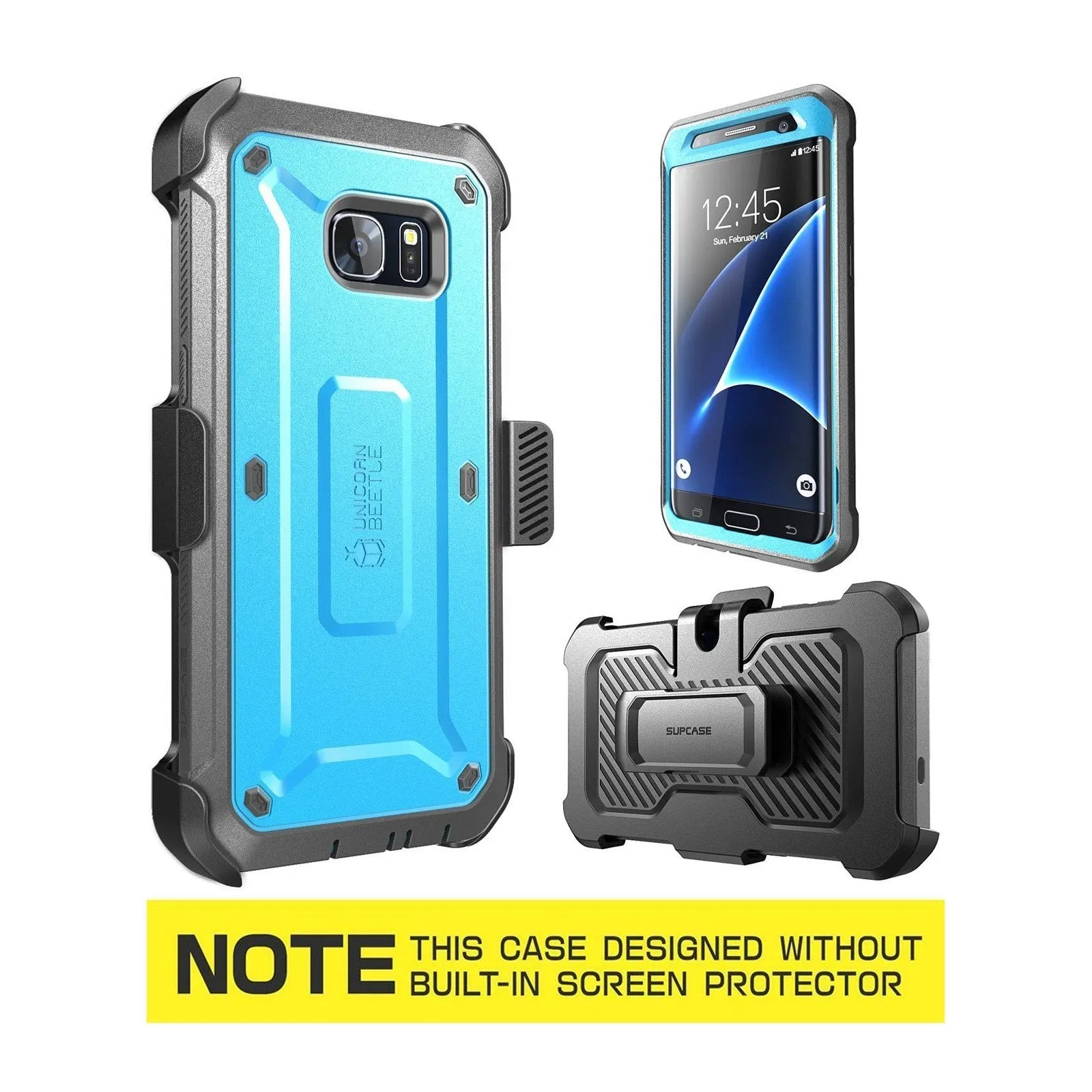Customer Favorite Galaxy S7 Edge Unicorn Beetle Pro Full Body Rugged Holster Case-Blue  Dont Miss Out!