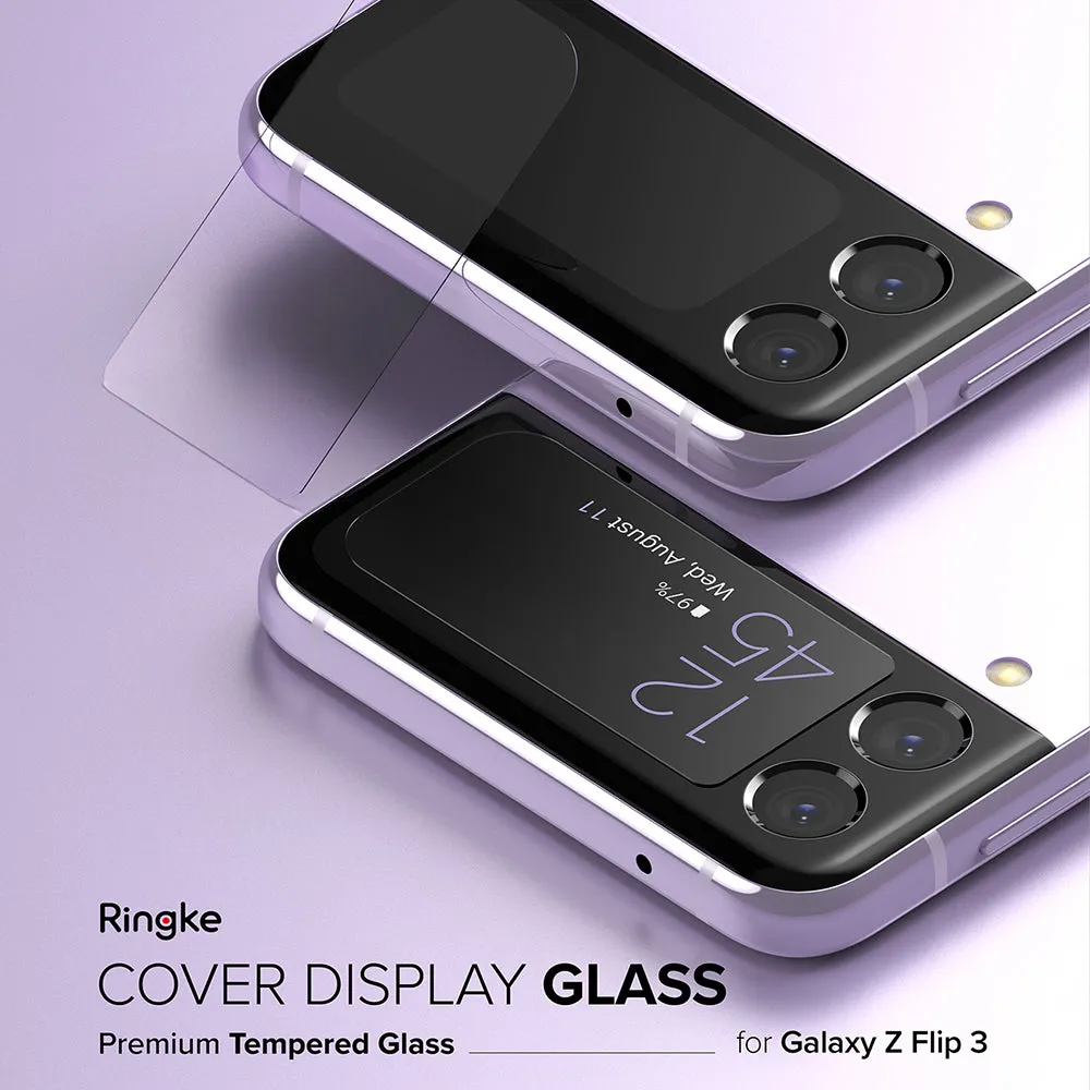 Customer Favorite Galaxy Z Flip 3 Screen Protector | Cover Display Glass [3 Pack]  Going Fast!