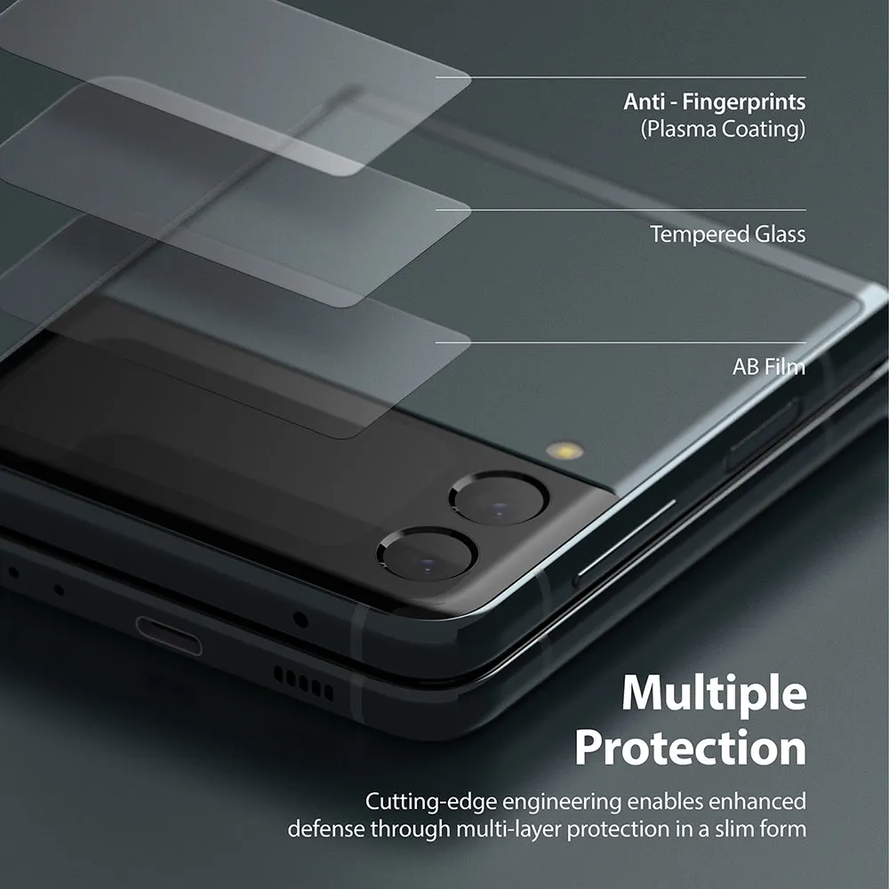 Customer Favorite Galaxy Z Flip 3 Screen Protector | Cover Display Glass [3 Pack]  Going Fast!