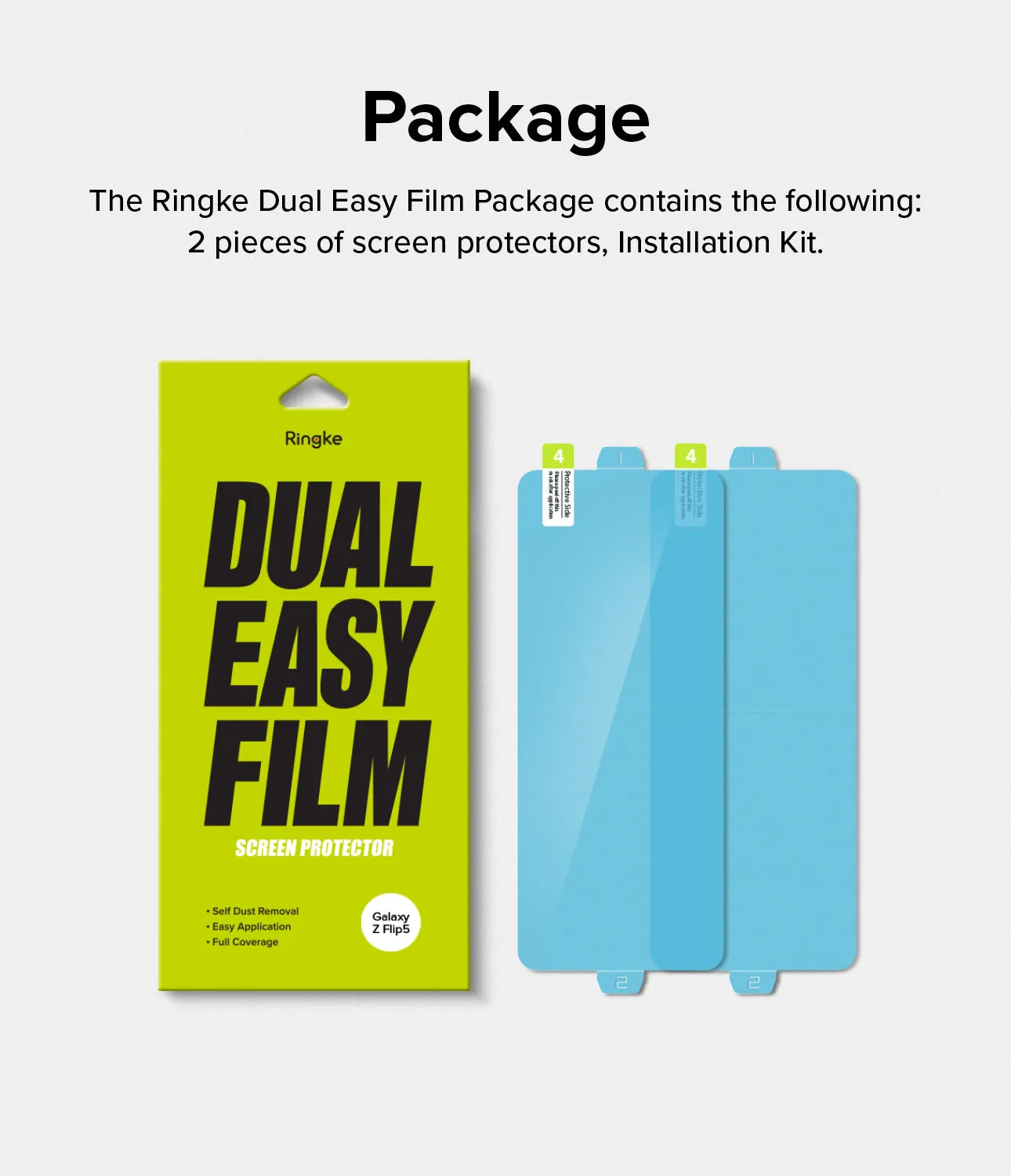 Customer Favorite Galaxy Z Flip 5 Screen Protector | Dual Easy Film [2 Pack]  Stylish & Comfortable