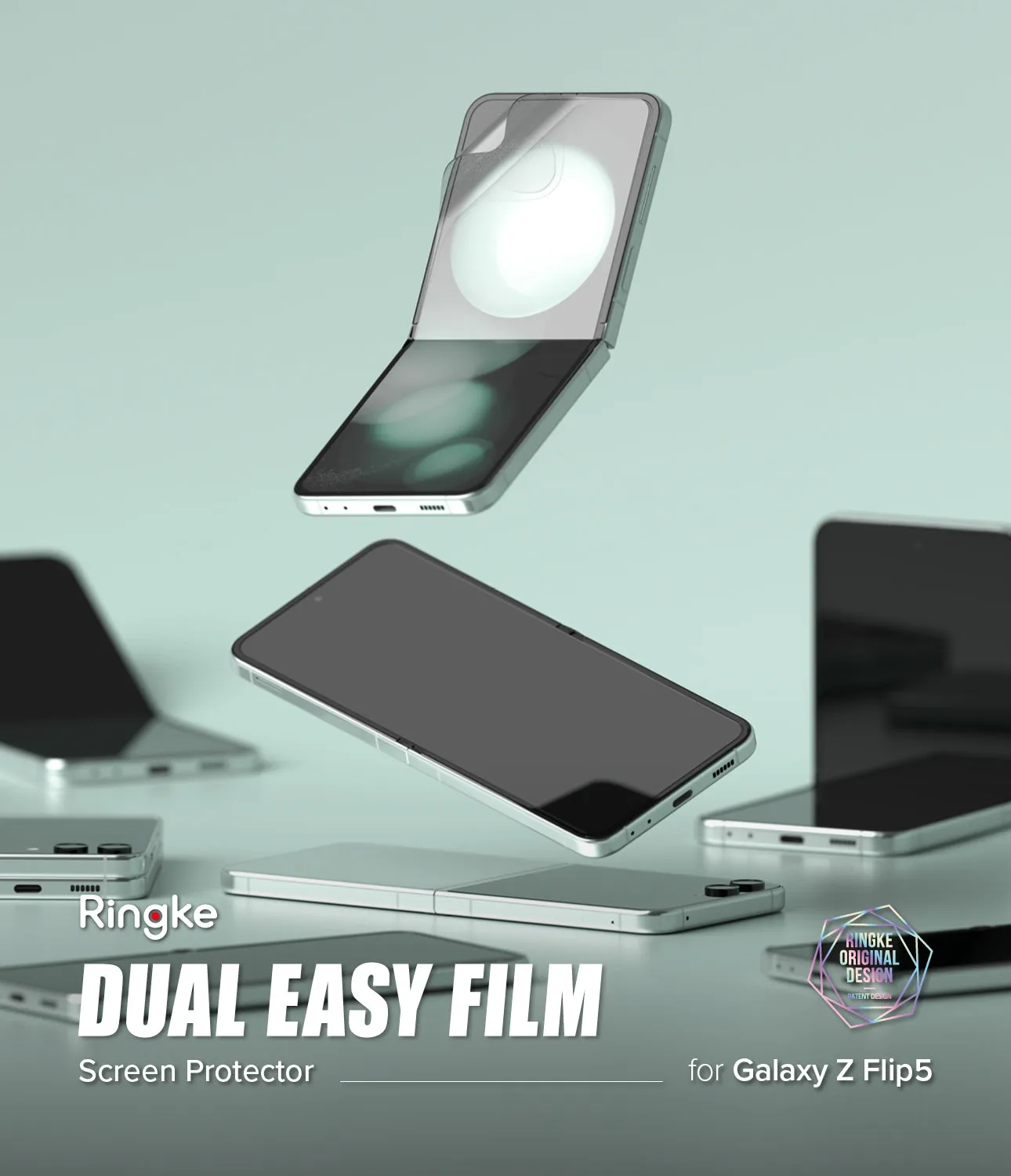 Customer Favorite Galaxy Z Flip 5 Screen Protector | Dual Easy Film [2 Pack]  Stylish & Comfortable