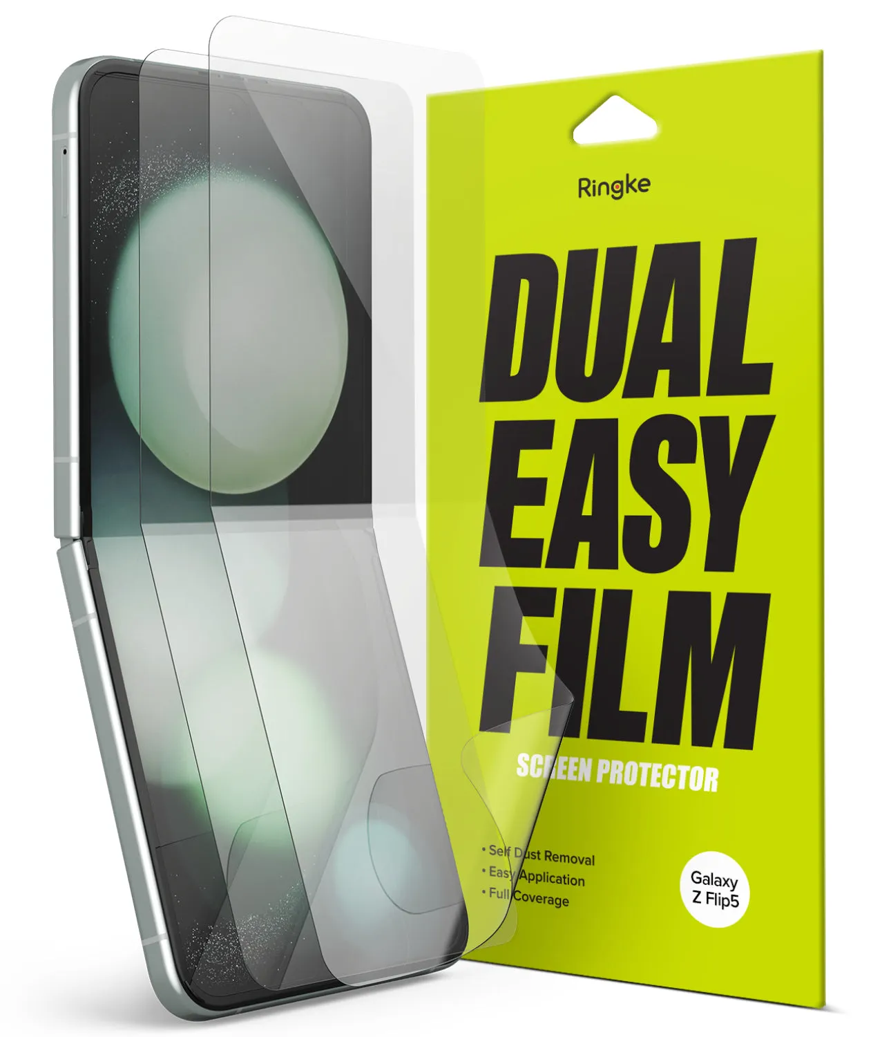 Customer Favorite Galaxy Z Flip 5 Screen Protector | Dual Easy Film [2 Pack]  Stylish & Comfortable
