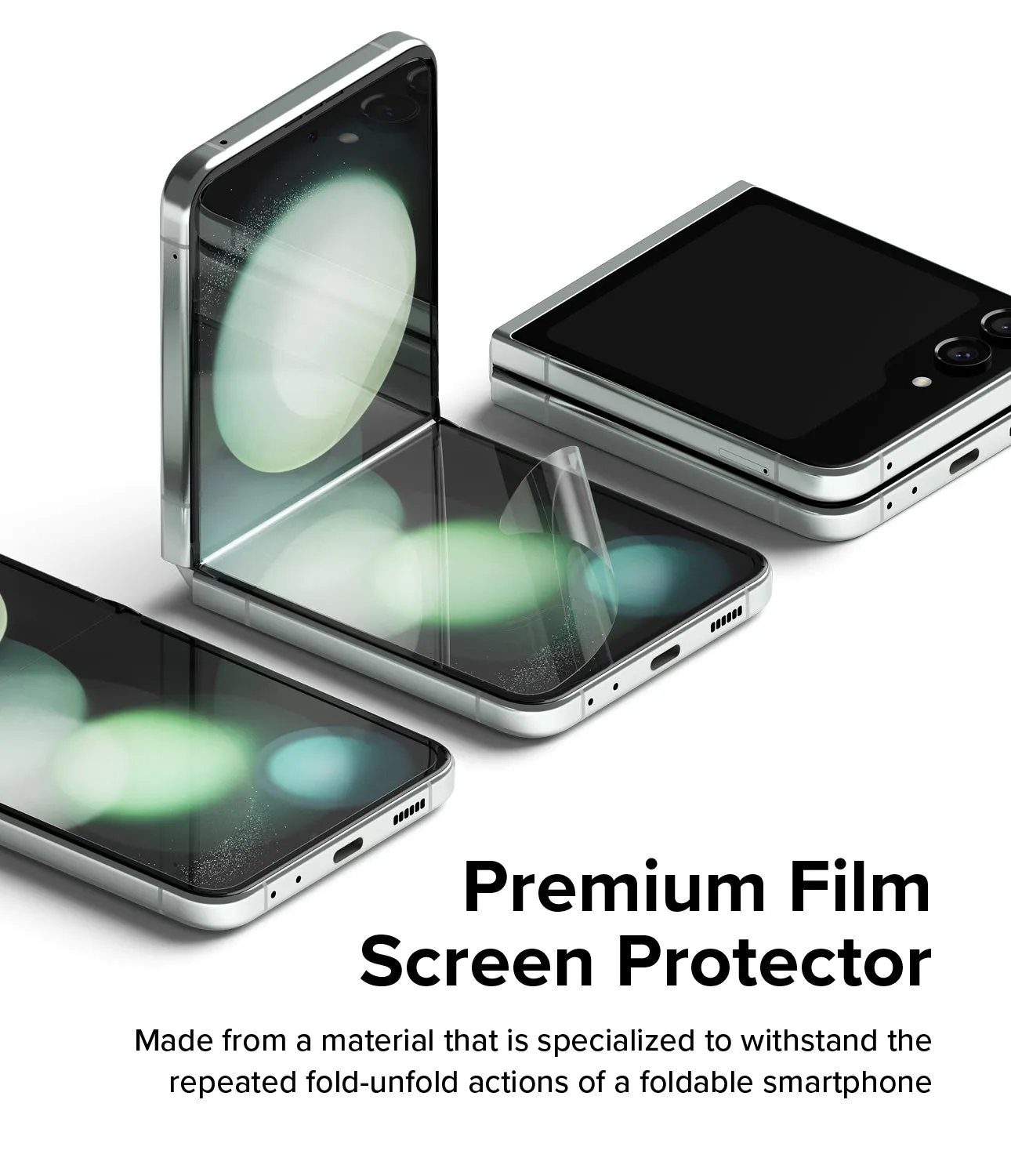 Customer Favorite Galaxy Z Flip 5 Screen Protector | Dual Easy Film [2 Pack]  Stylish & Comfortable
