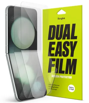 Customer Favorite Galaxy Z Flip 5 Screen Protector | Dual Easy Film [2 Pack]  Stylish & Comfortable