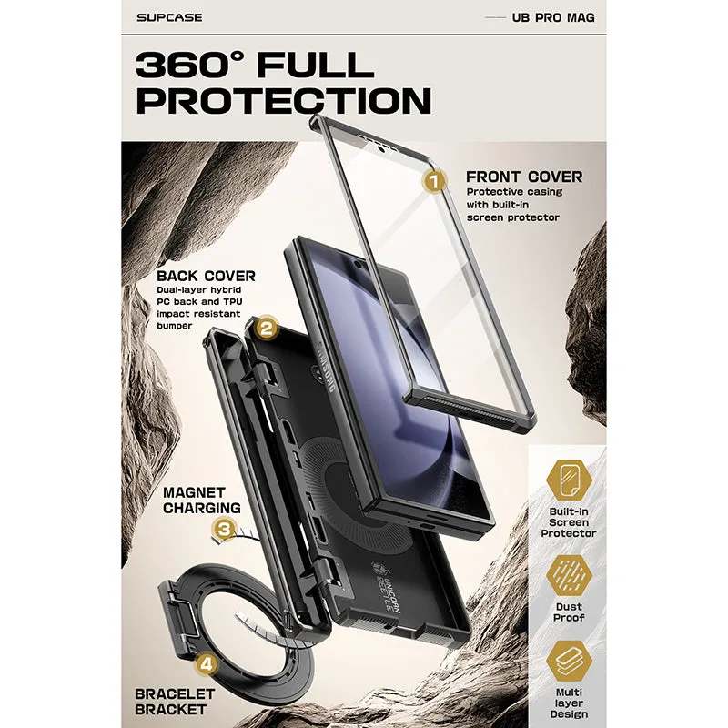 Customer Favorite Galaxy Z Fold6 Unicorn Beetle PRO Mag Rugged Case - Black  Last Chance!