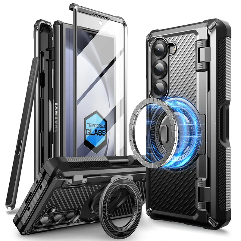 Customer Favorite Galaxy Z Fold6 Unicorn Beetle PRO Mag Rugged Case - Black  Last Chance!