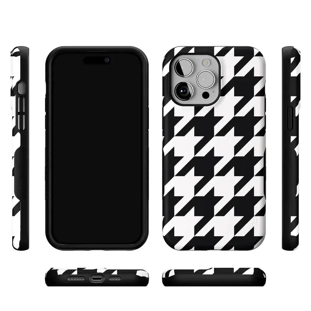 Customer Favorite Houndstooth | High Contrast Design Case  Going Fast!