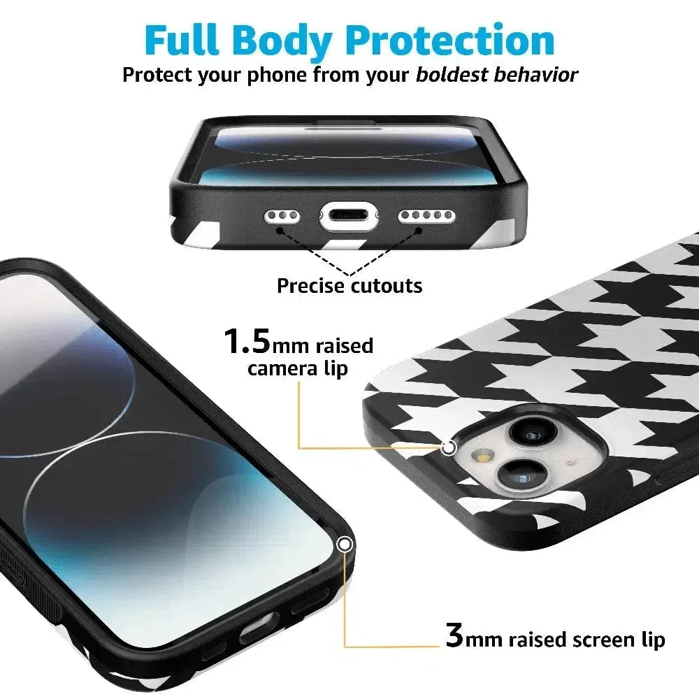 Customer Favorite Houndstooth | High Contrast Design Case  Going Fast!