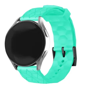 Customer Favorite Huawei Watch 3 (Pro) Silicone Strap Hexagons (Aqua)  Today Only!