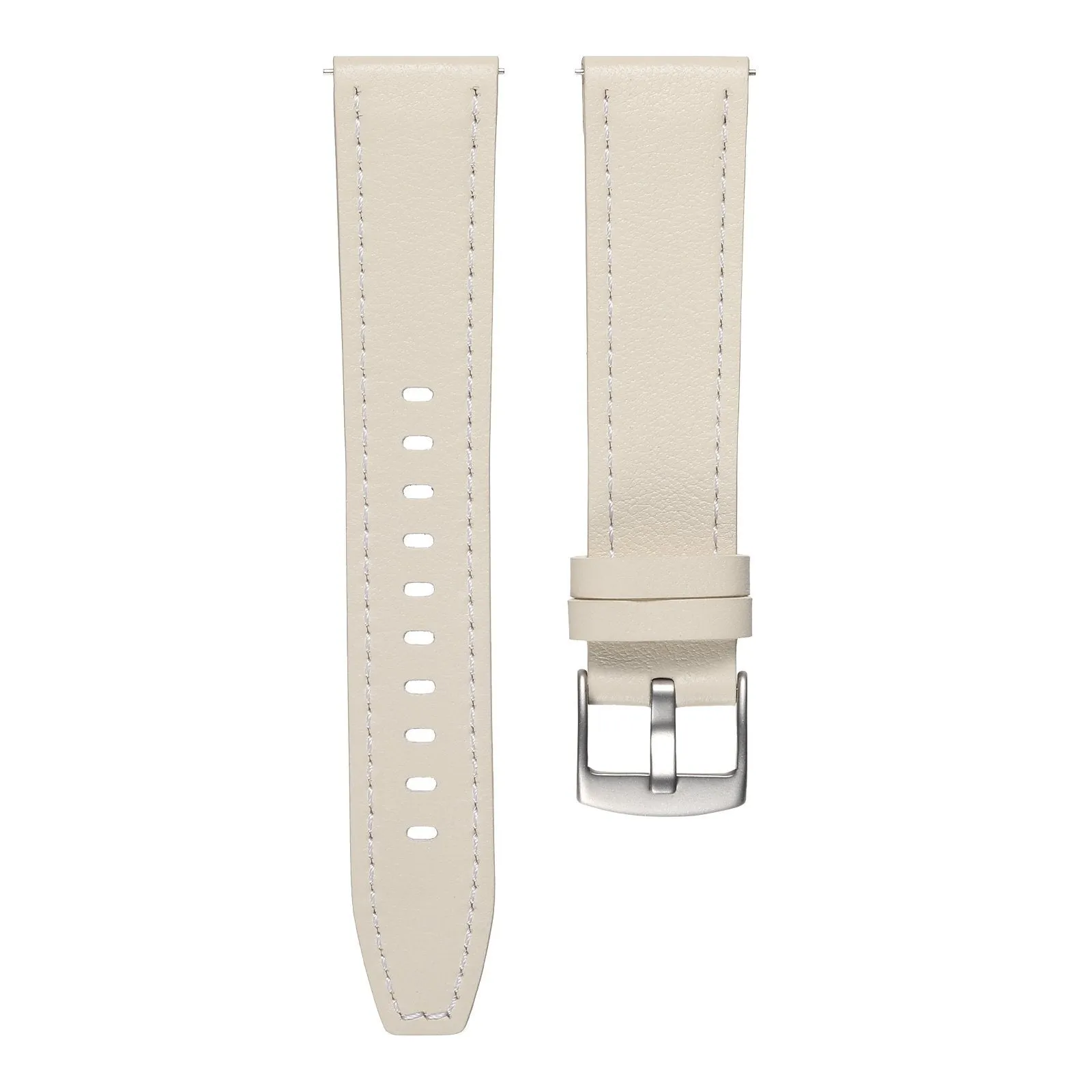 Customer Favorite Huawei Watch 5 - 42mm 'One Push' Leather Strap (Beige)  Dont Miss Out!