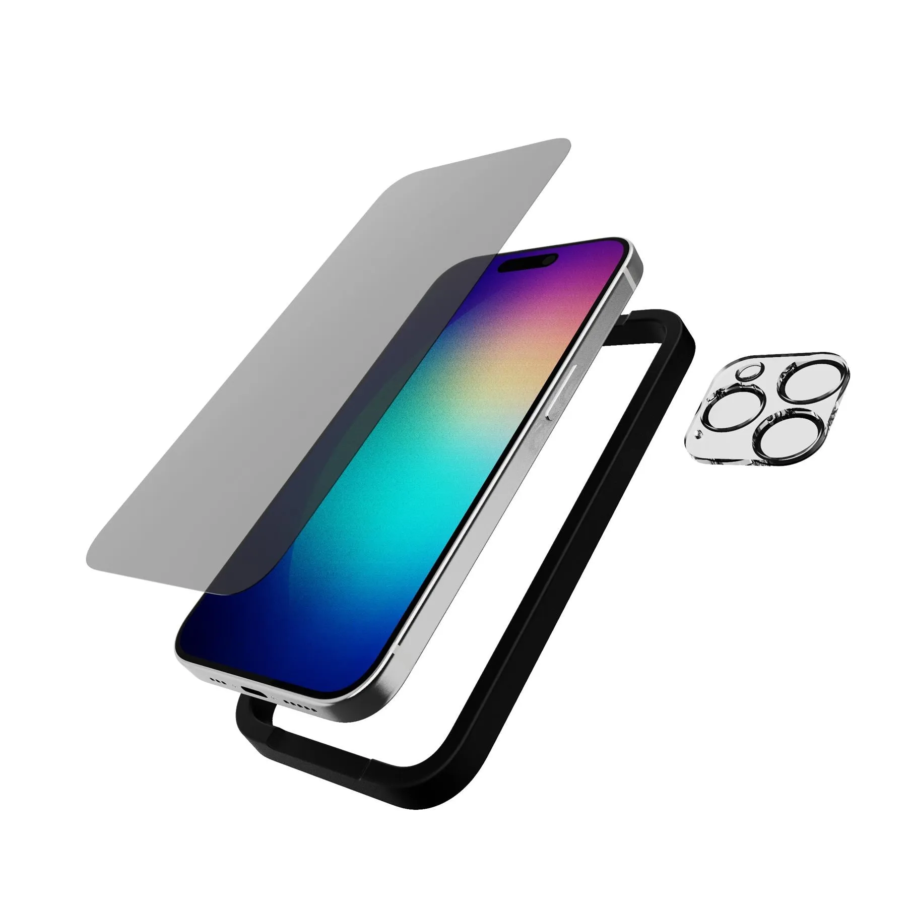 Customer Favorite Impact Glass - Apple iPhone 15 Pro Privacy Screen with Camera Protector  Last Few Pieces!