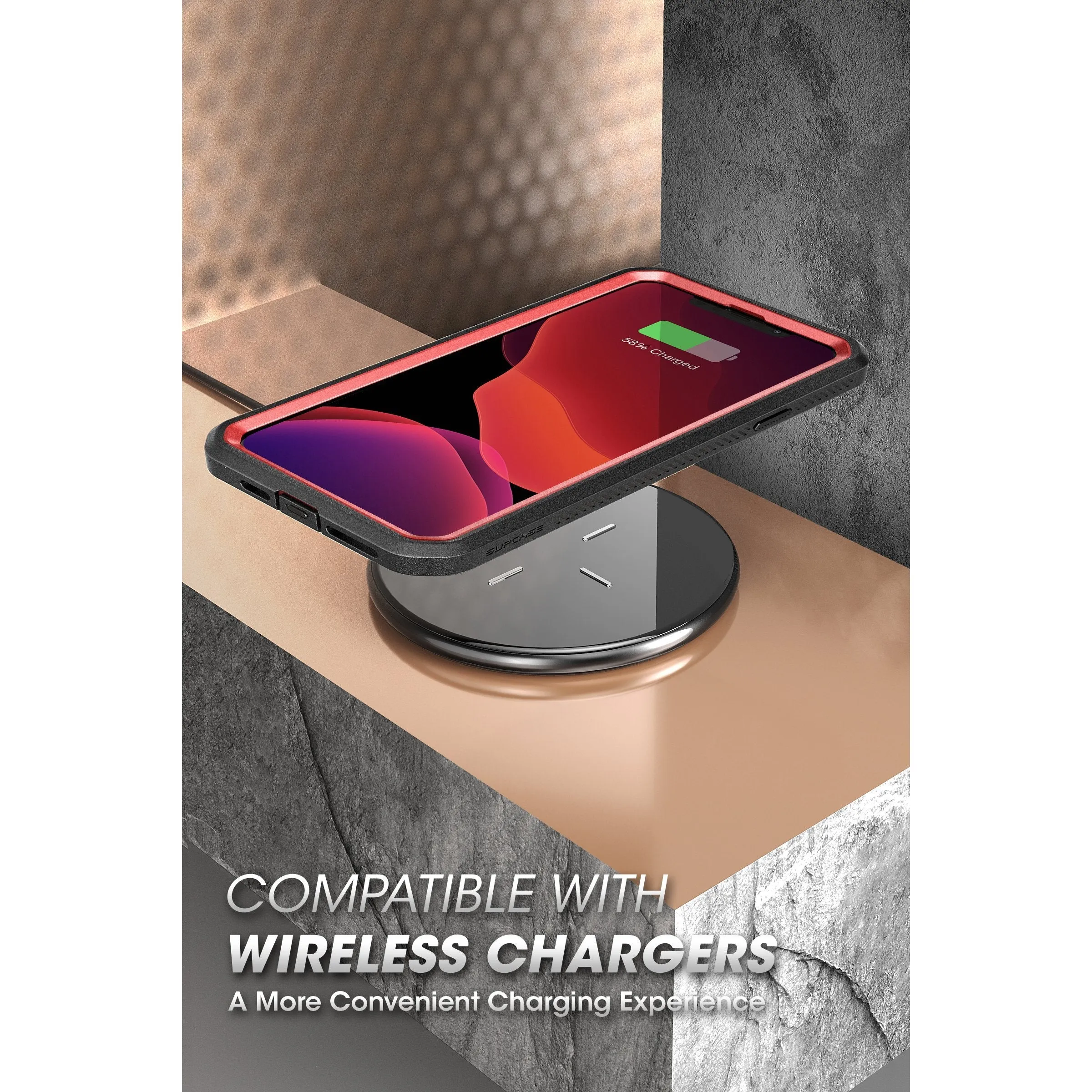 Customer Favorite iPhone 11 6.1 inch Unicorn Beetle Pro Rugged Case-Metallic Red  Limited Availability!