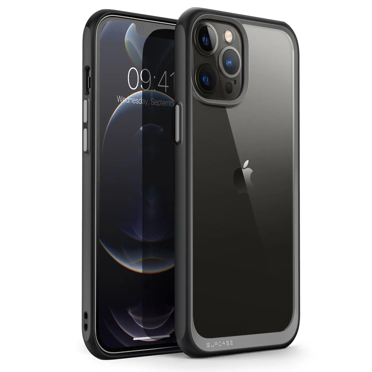 Customer Favorite iPhone 13 Pro 6.1 inch Unicorn Beetle Style Slim Clear Case-Black  Today Only!