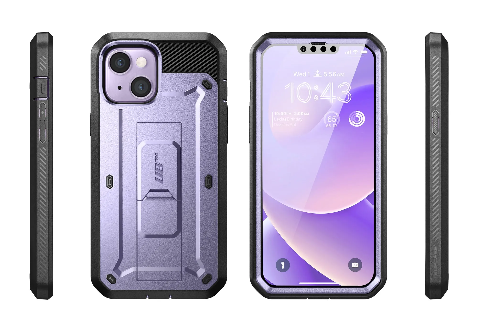 Customer Favorite iPhone 14 Plus 6.7 inch Unicorn Beetle PRO Rugged Case-Deep Purple  Limited Availability!