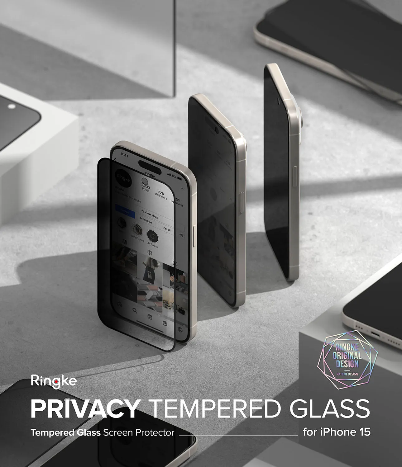 Customer Favorite iPhone 15 Screen Protector | Privacy Glass  Stylish & Comfortable