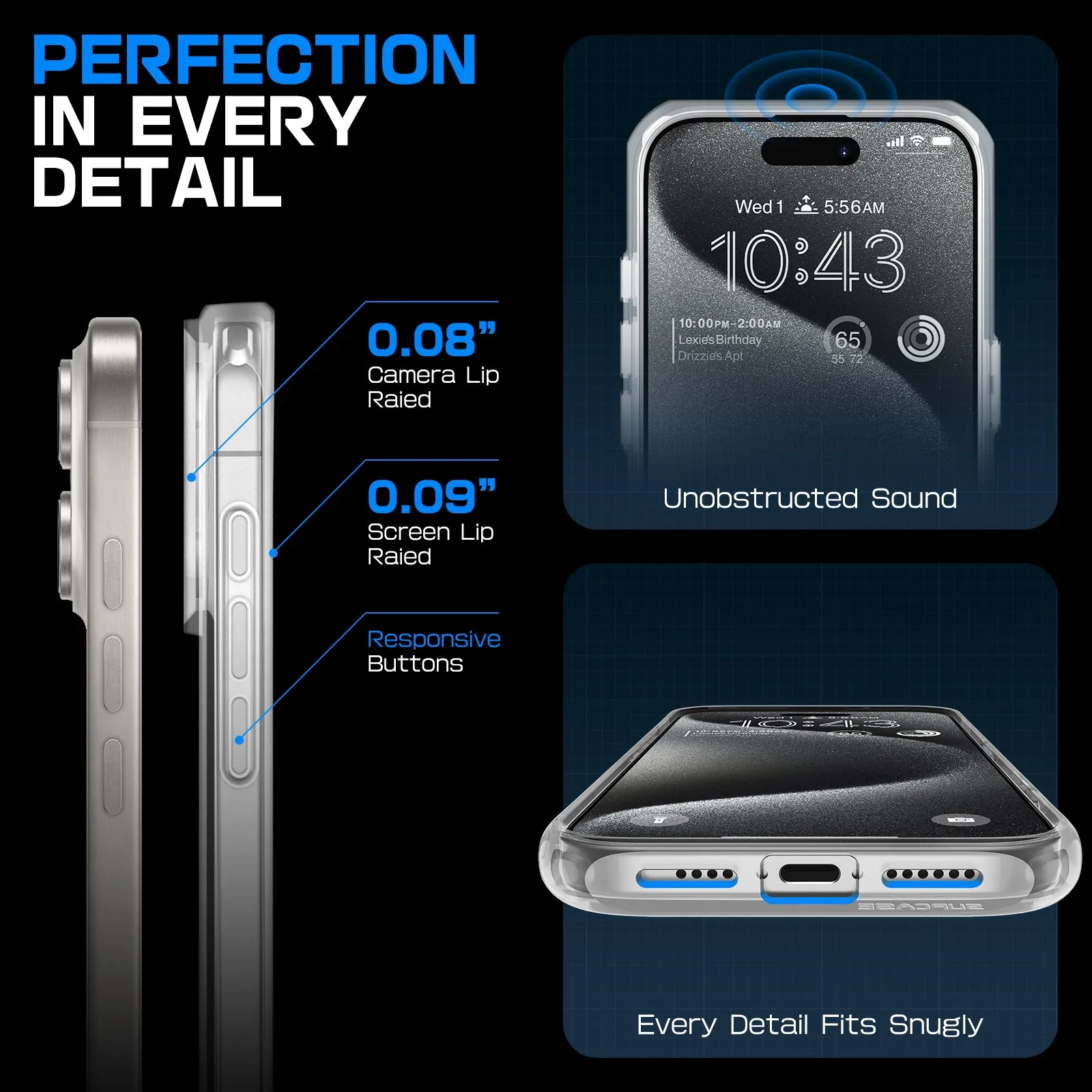 Customer Favorite iPhone 16 6.1 inch Unicorn Beetle MAG Slim Clear MagSafe Camera Control Button Case-Clear  Going Fast!