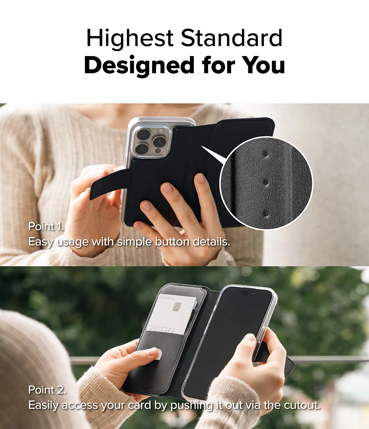 Customer Favorite iPhone 16 Pro Max Combo | Folio Wallet Magnetic   Fusion Magnetic  Almost Gone!