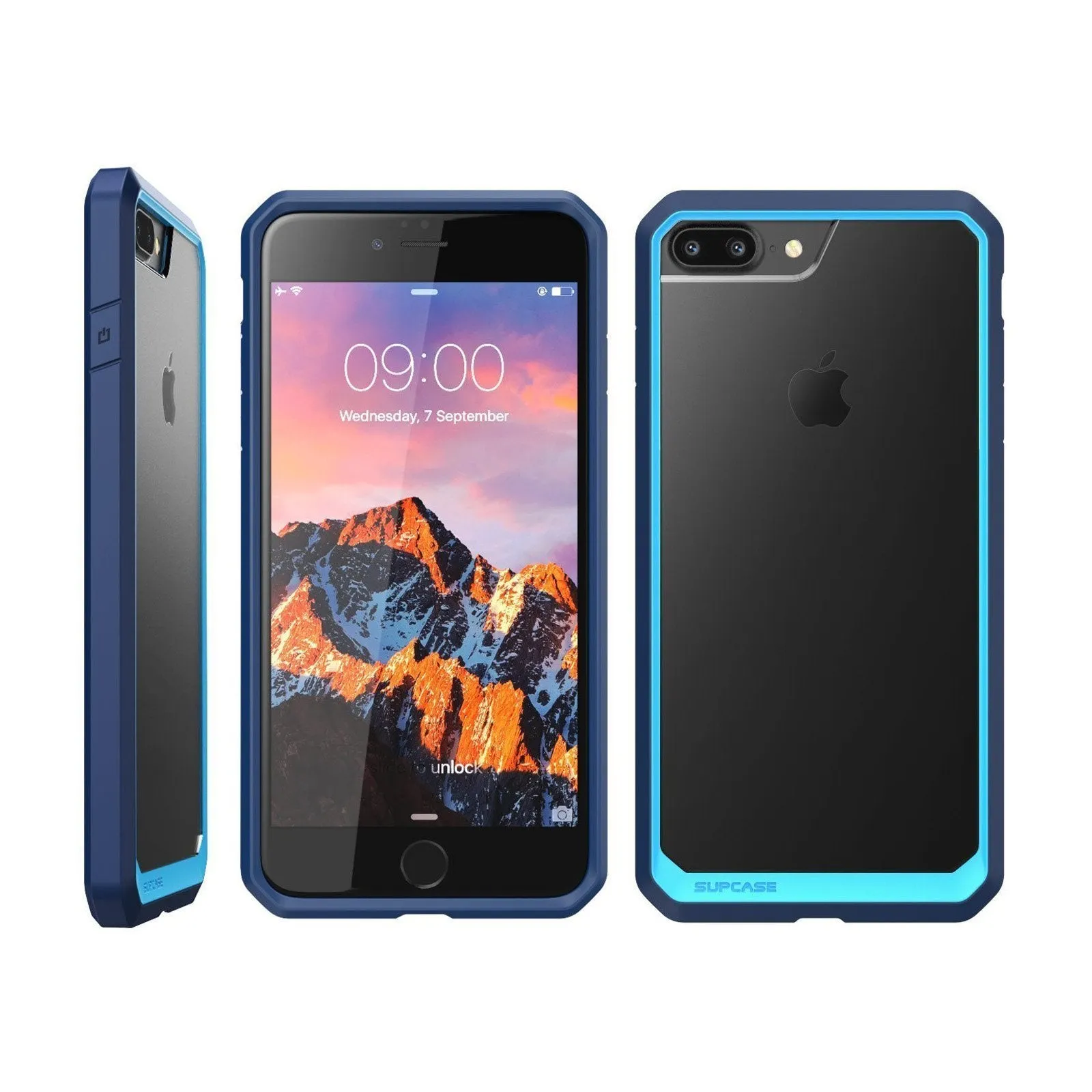 Customer Favorite iPhone 8 Plus Unicorn Beetle Hybrid Protective Bumper Case-Navy  Limited Release!