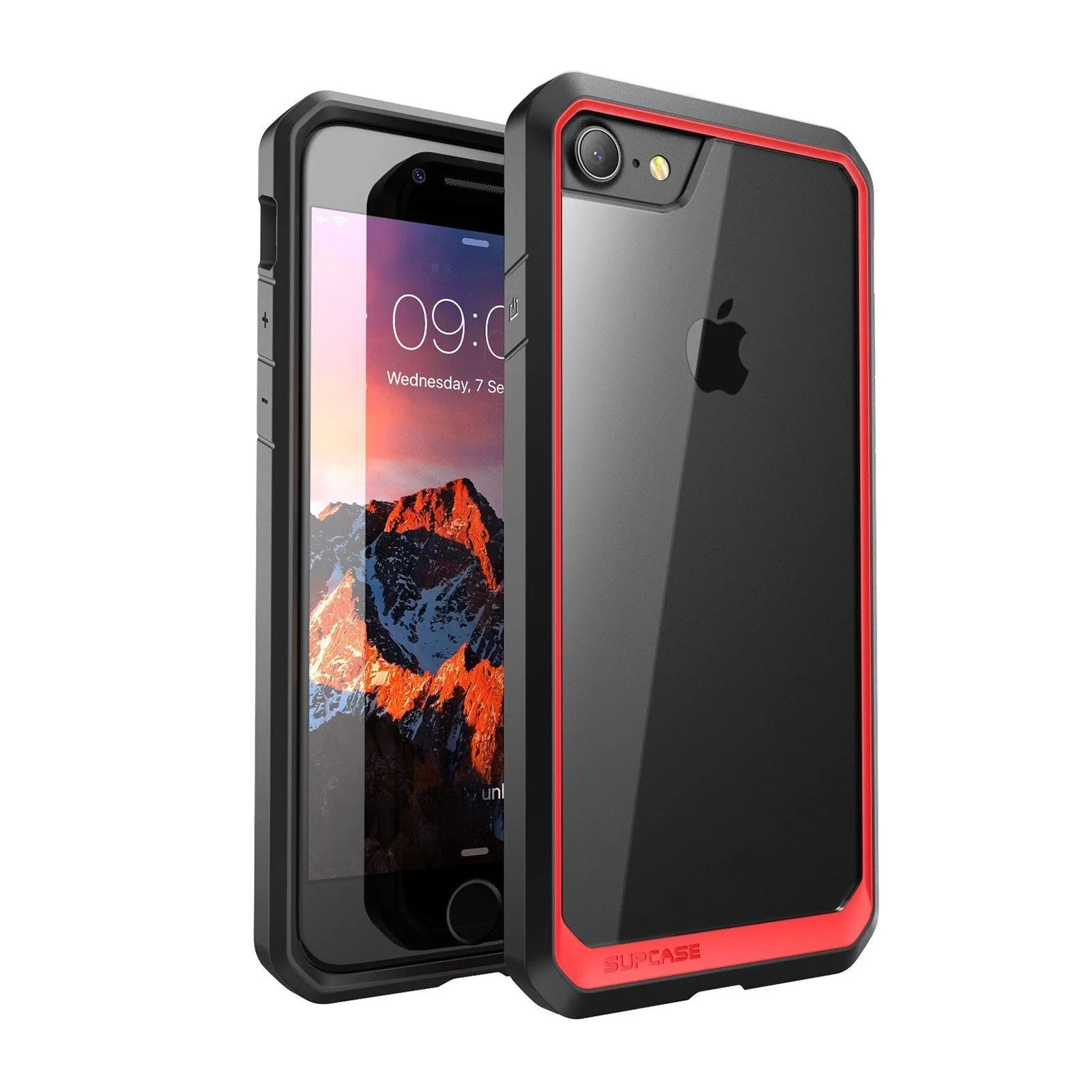 Customer Favorite iPhone 8 Unicorn Beetle Hybrid Protective Bumper Case-Red  Today Only!