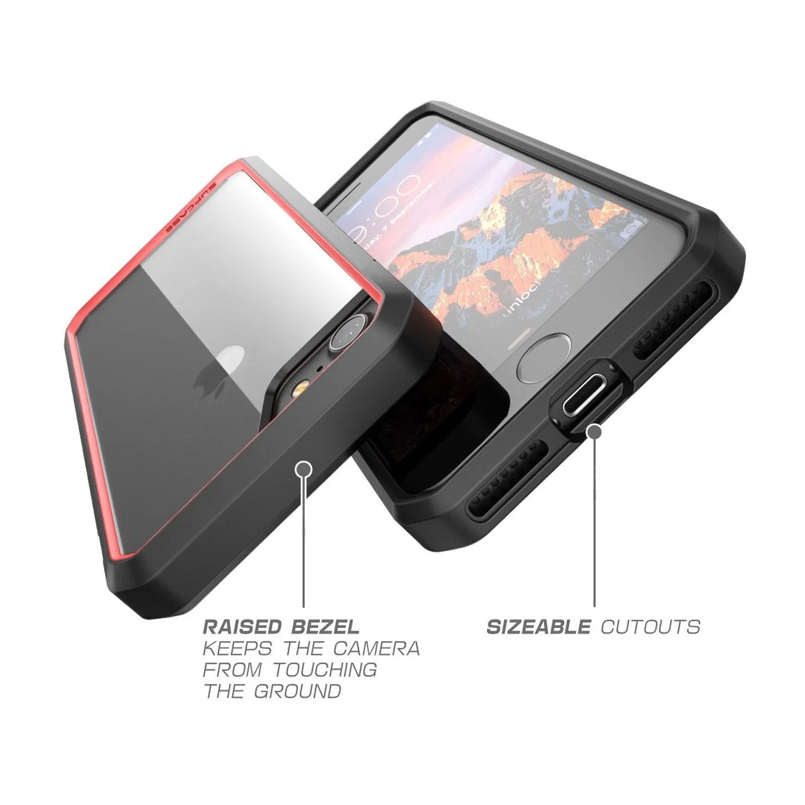 Customer Favorite iPhone 8 Unicorn Beetle Hybrid Protective Bumper Case-Red  Today Only!
