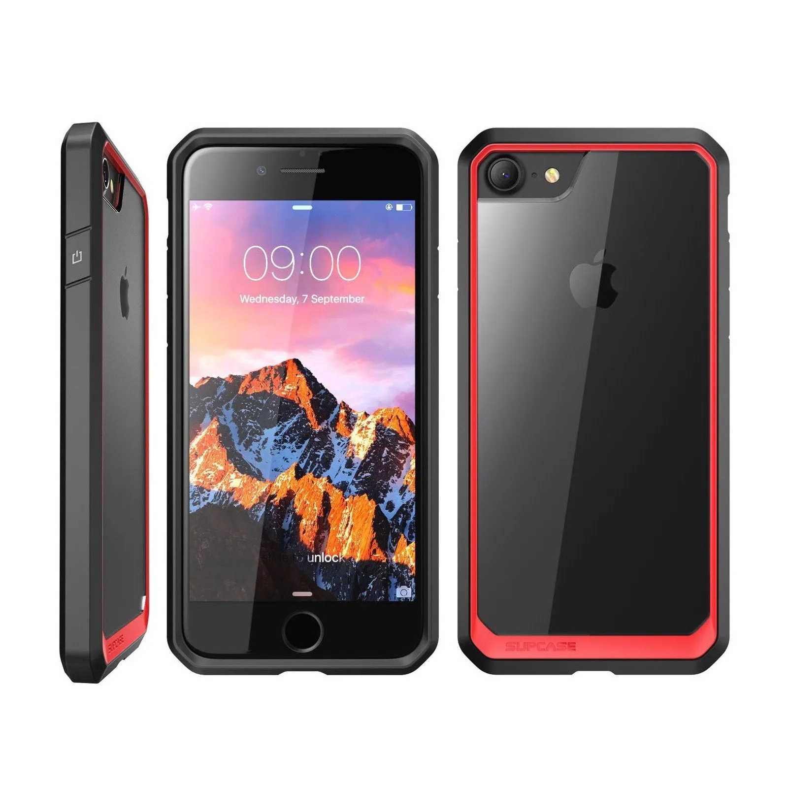 Customer Favorite iPhone 8 Unicorn Beetle Hybrid Protective Bumper Case-Red  Today Only!