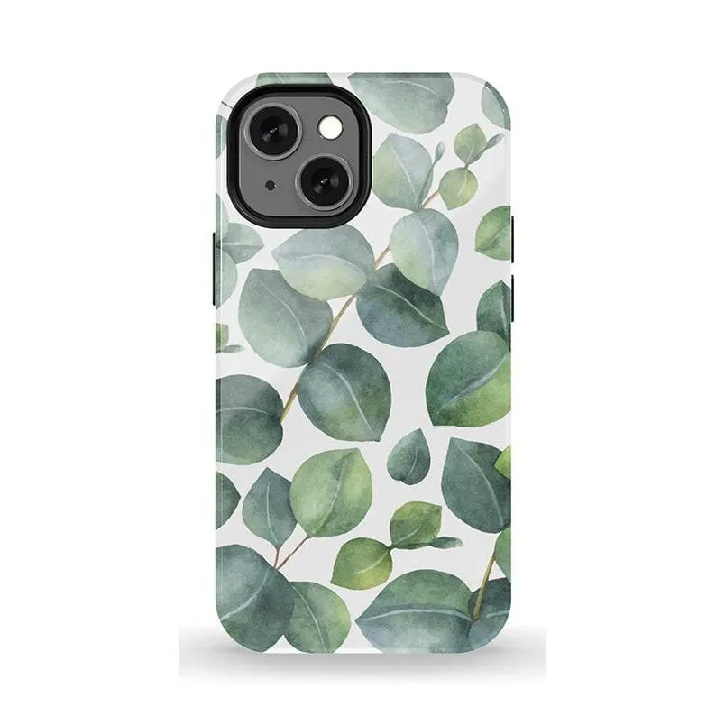 Customer Favorite Leaf Me Alone | Green Floral Print Case  Last Few Pieces!