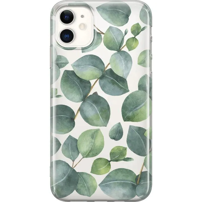 Customer Favorite Leaf Me Alone | Green Floral Print Case  Last Few Pieces!